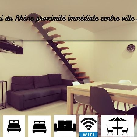 Apartament Le Quai Du Rhone Sainte-Colombe  Zewnętrze zdjęcie
