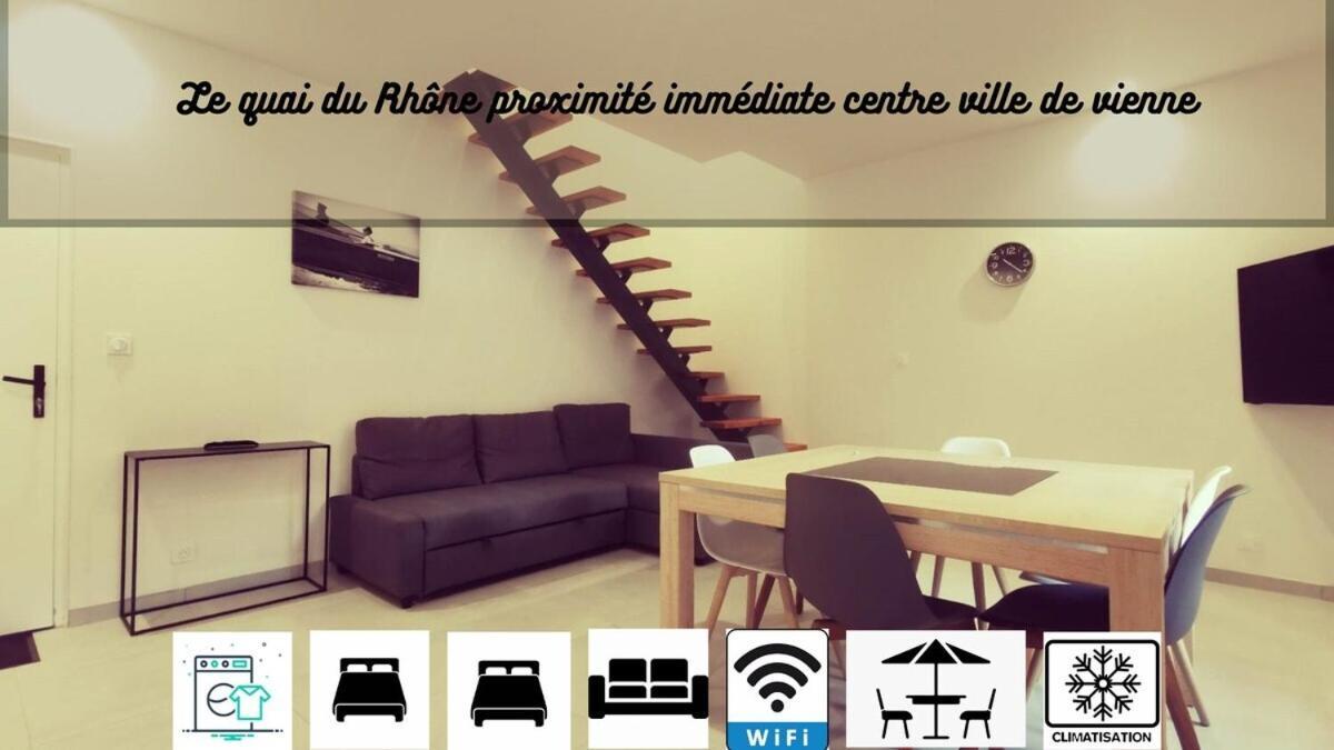 Apartament Le Quai Du Rhone Sainte-Colombe  Pokój zdjęcie